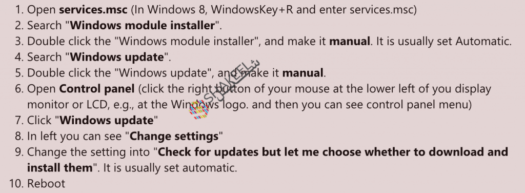 How do I fix Windows Modules Installer Worker High CPU?
